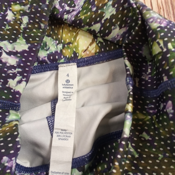Lululemon Wunder Under Crop II High Rise Leggings Full-On Luxtreme Flor Size  4 - Picture 6 of 16